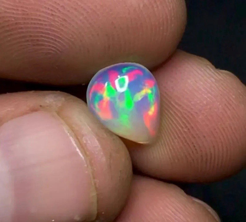 12x9x4.5 mm Natural Welo Ethiopian Opal Cabochon Loose GemstoneNS-182