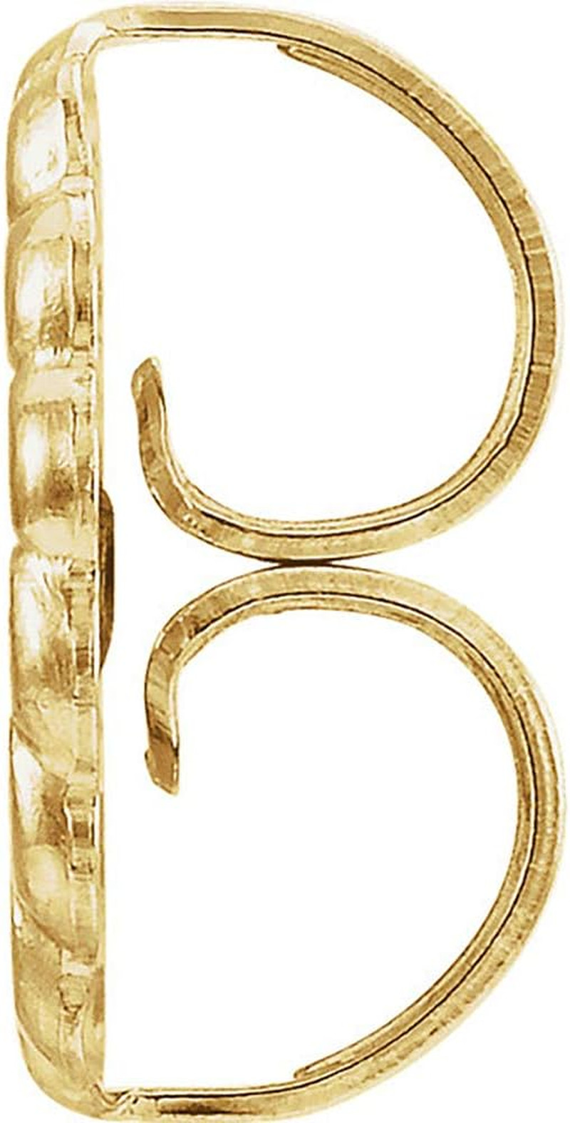 14K Yellow Gold Filled Jumbo Extra Large 9.4Mm Friction Butterfly Push Back For