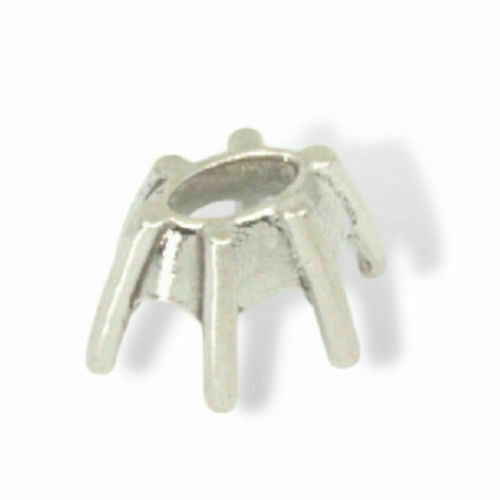 Oval Six Prong Pre-notched Head Mounting