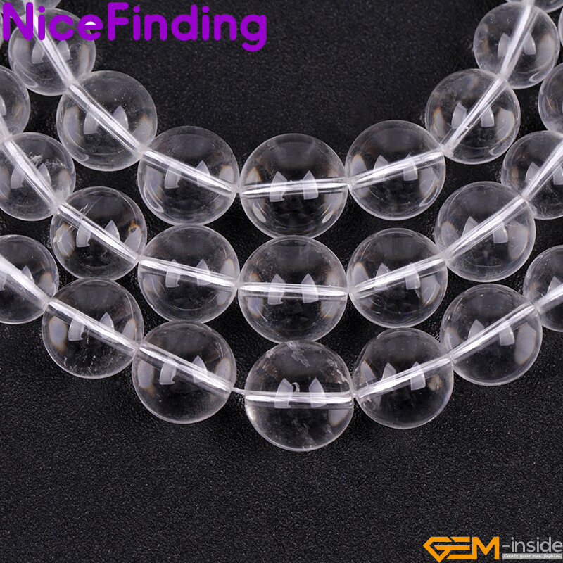 Natural Assorted Stones Graduated Round Semi-Finished Necklace Beads 15″ 6-14mm