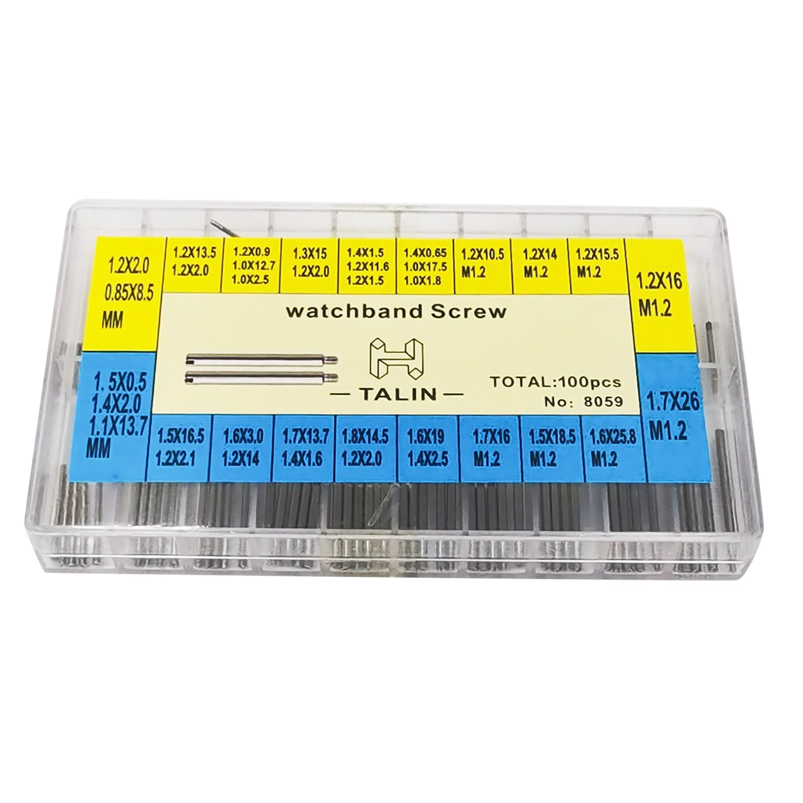 20 Size Stainless Steel Screw Kit Watch Assortment For Rlx Watch Band Strap