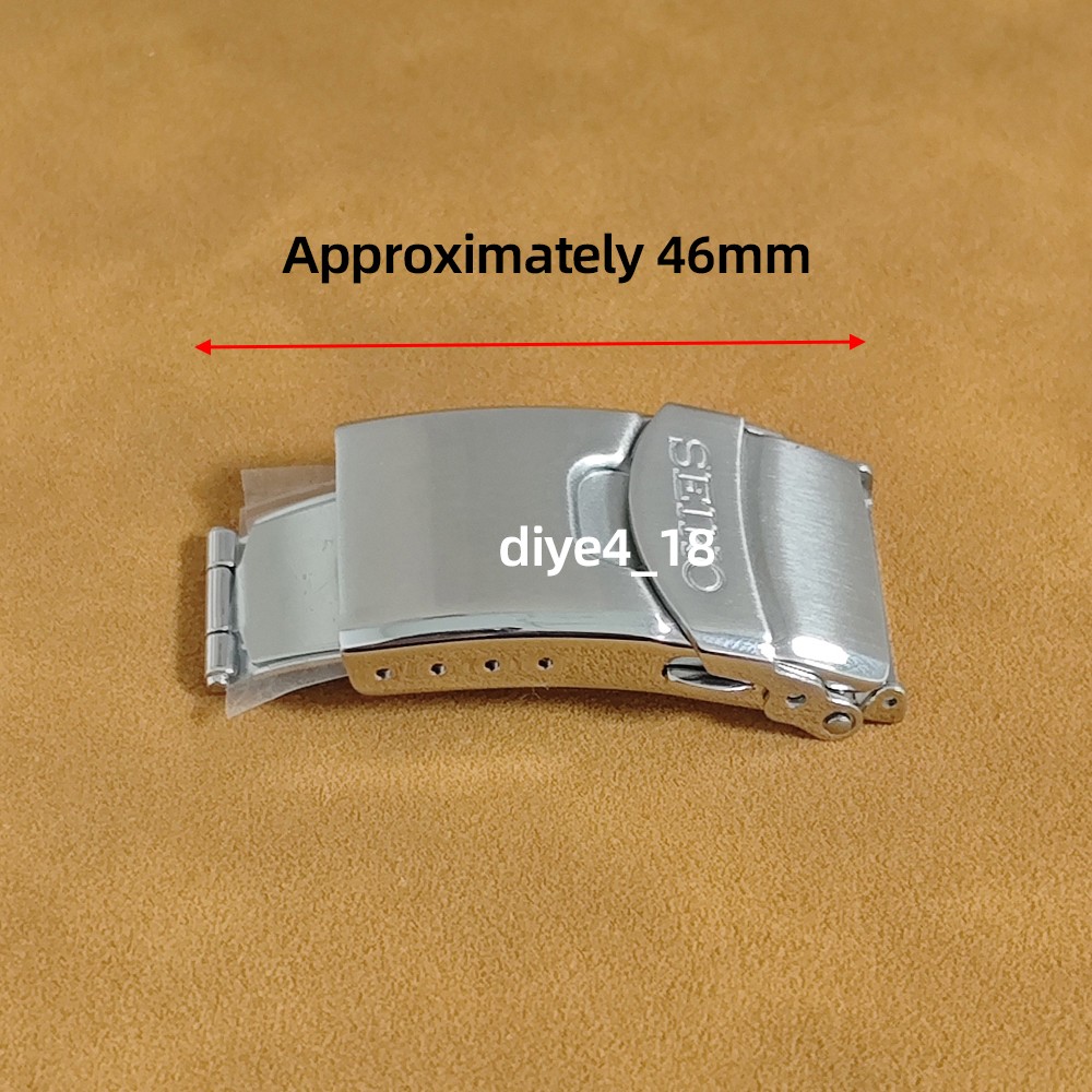 Original 16mm 18mm 20mm Watch Buckle Stainless Steel Watch Band Clasp For Seiko