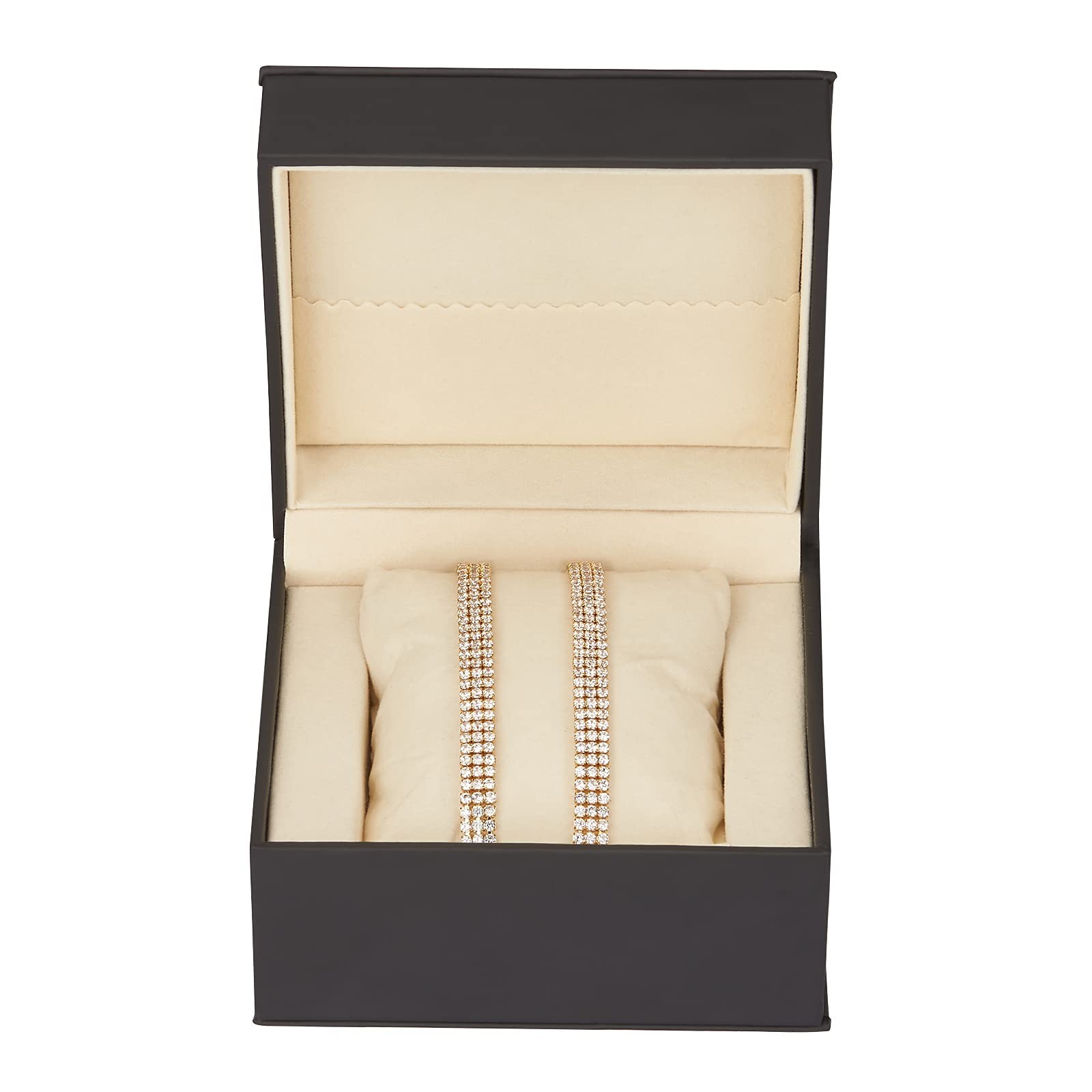 Luxury Black Single Watch Gift Box with Pillow PU Leather Wristwatch Display Cas