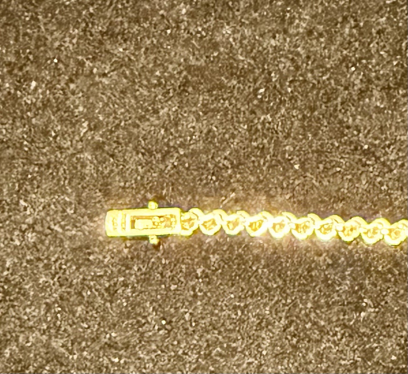 Approx 2.00 Carat Total Weight Sterling Silver “S” Tennis Bracelet