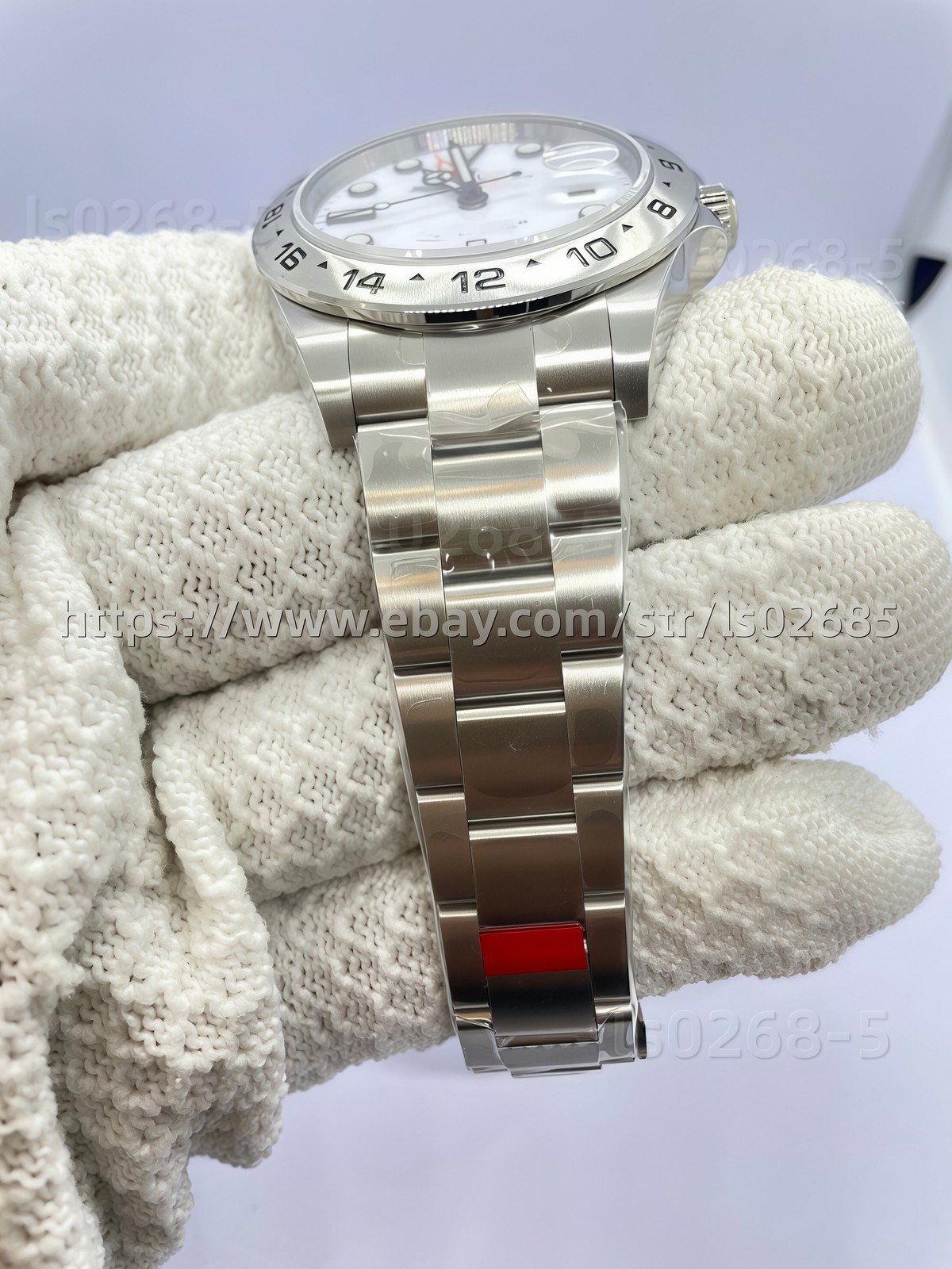 DIY Watch Part Kit for 3285 Movement 42mm SS Case+Dial+Hands+Steel Strap