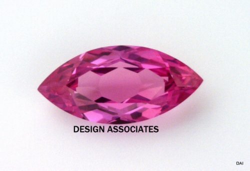 LAB CREATED PINK SAPPHIRE 12X6 MM MARQUISE CUT AAA