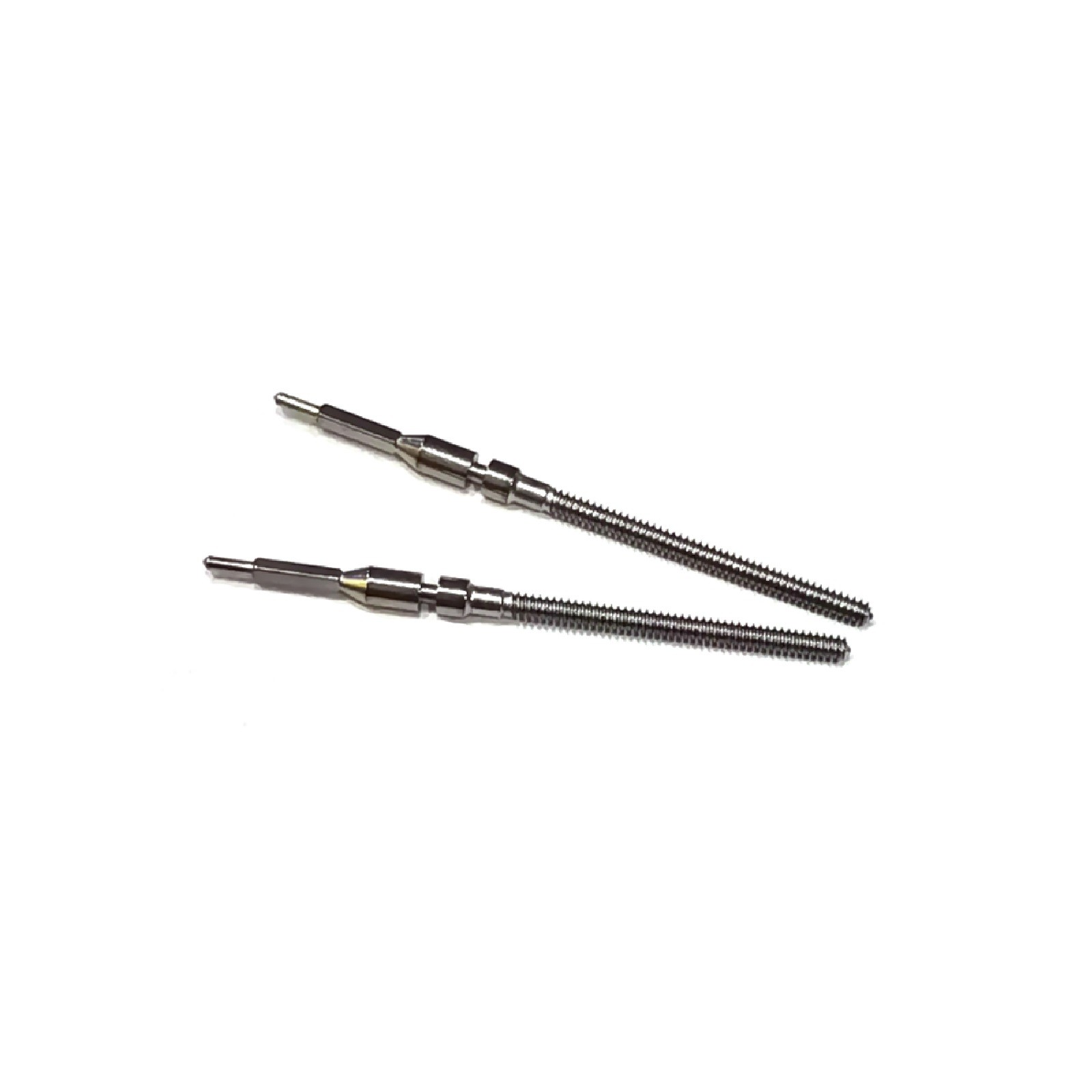 2Pcs Stainless Steel Watch Winding Stem Handle for Miyota 8200 8215 Movement