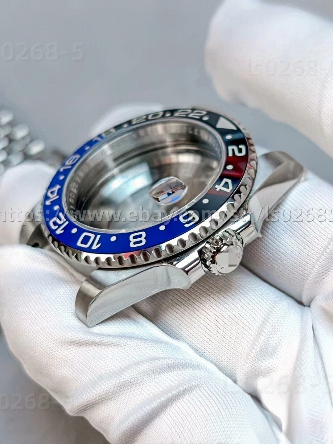 DIY SET for 3285 Movement watch case + dial + hands + Stainless Steel Strap 40mm