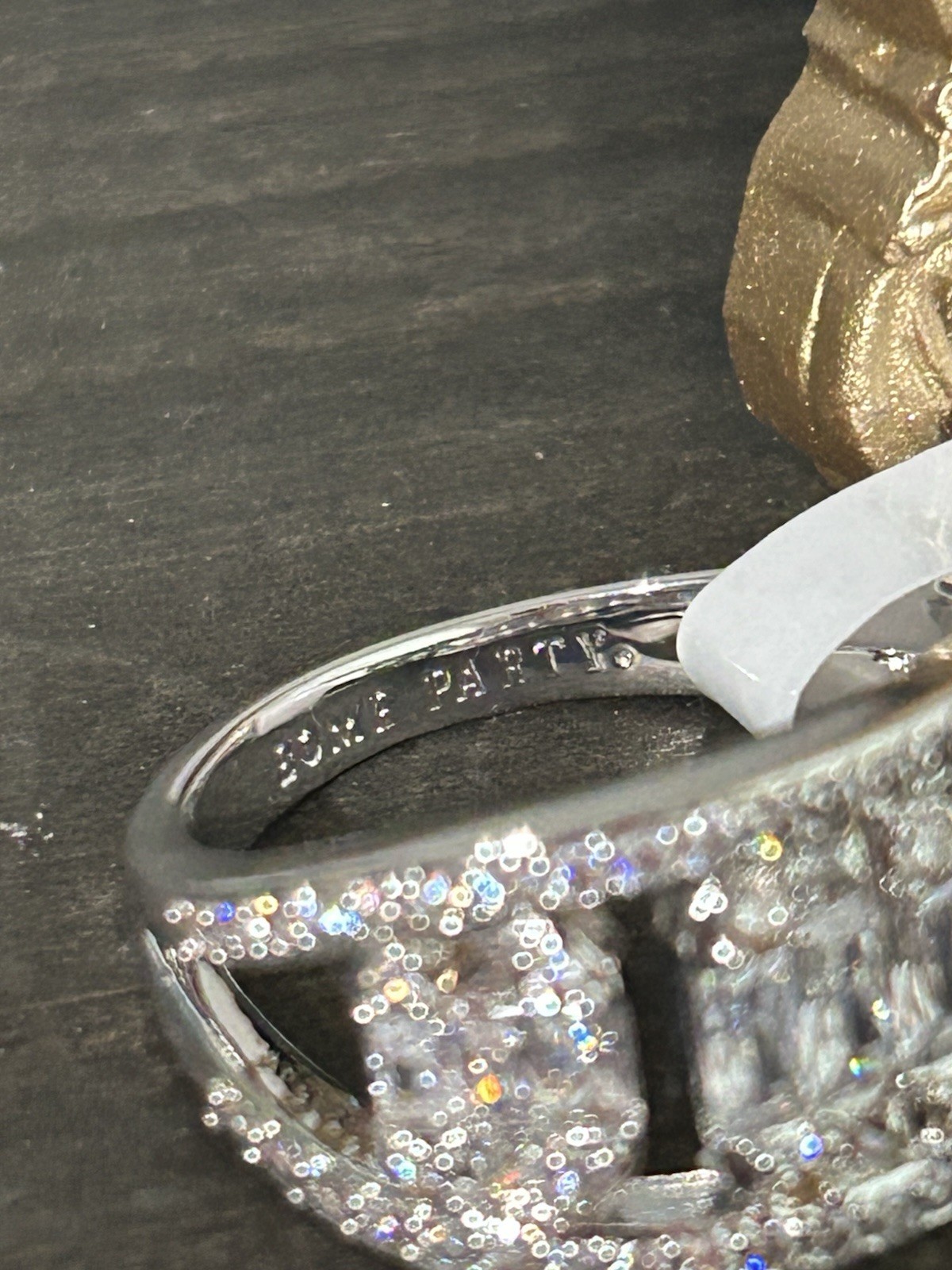 Bomb Party New OG Original CZ Statement Ring SZ11 Quiet Clink Loud Life