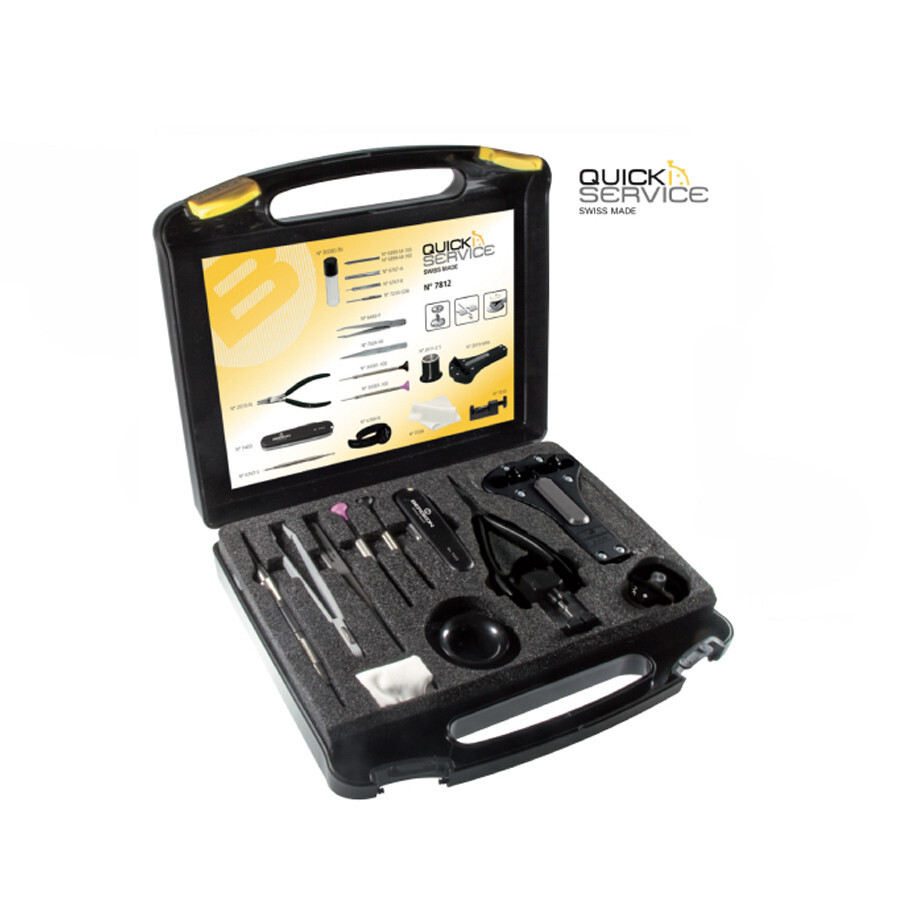 Bergeon 7812 Quick Service Watchmaker Tool Case, Swiss Made, Watchmaker Tools