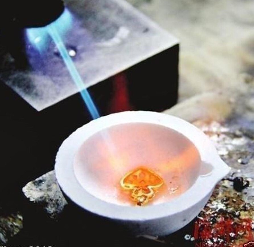 Melting Dish Crucible Cup Ceramic 2″ Silica Melt Jewelry 2oz Silver – 1oz Gold