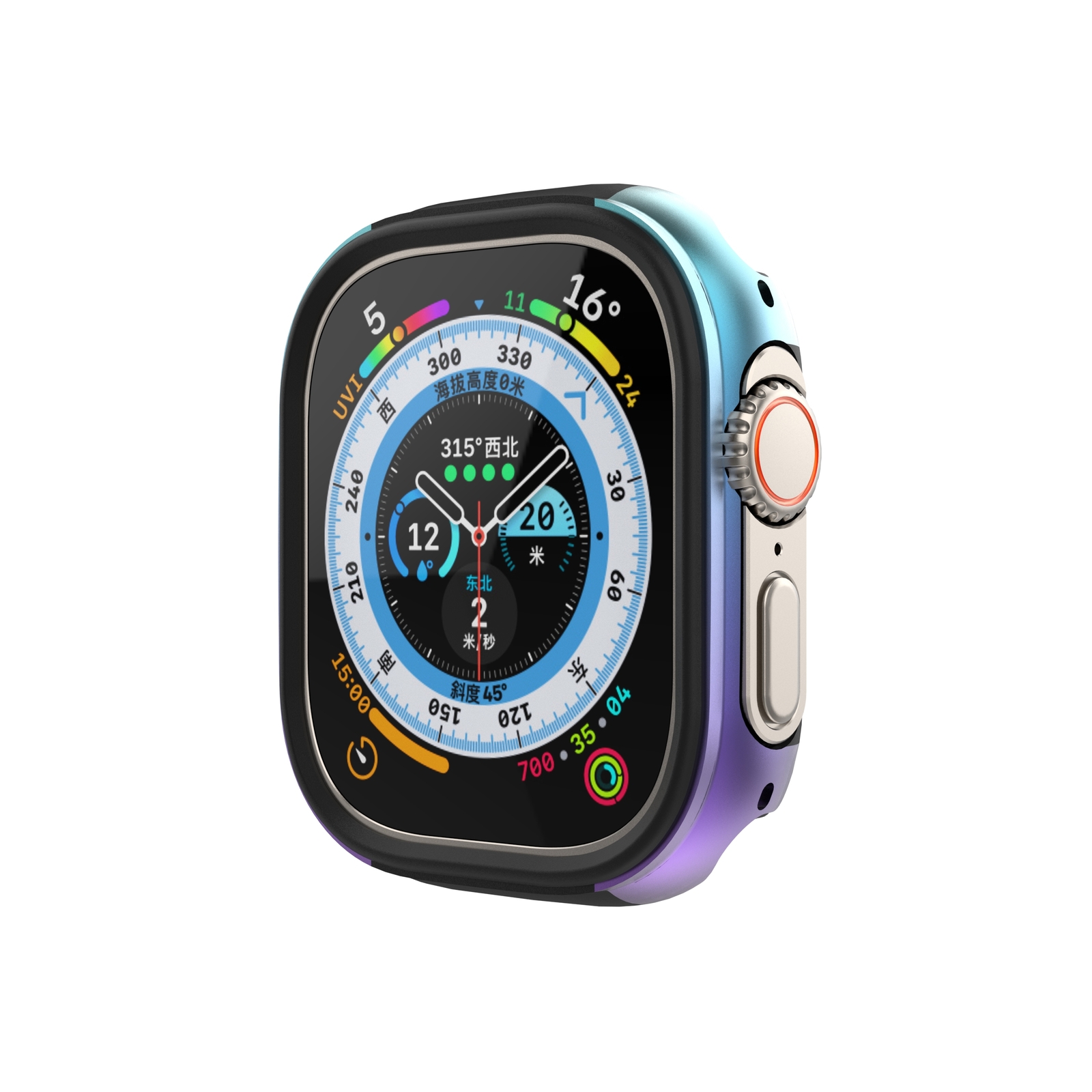 Aluminum Alloy Overall Protective Cover Case For Apple Watch Ultra Case For 49mm