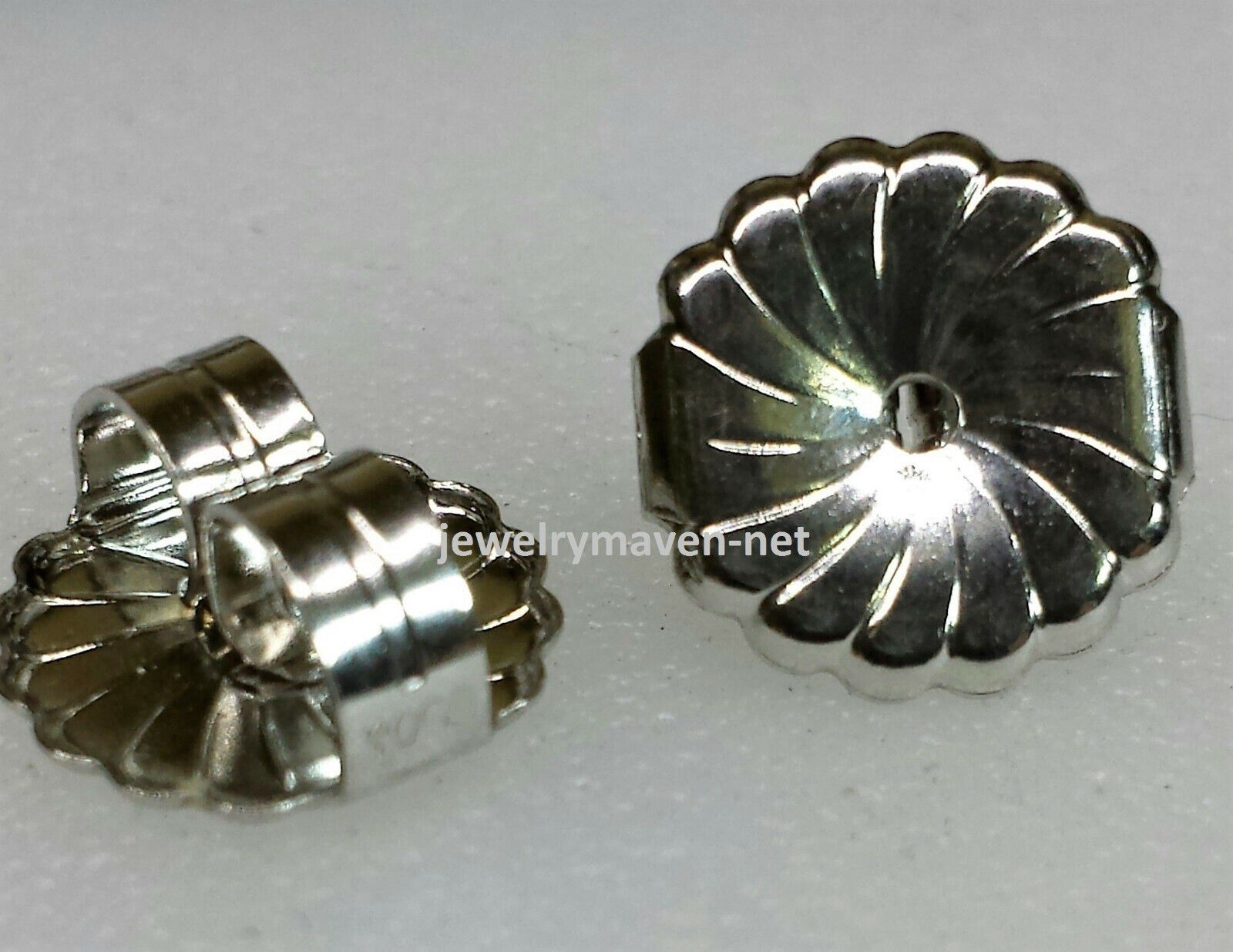 SINGLE Jumbo 9.4mm LARGE 14k Yellow Gold Monster Earring Friction Push back Nut