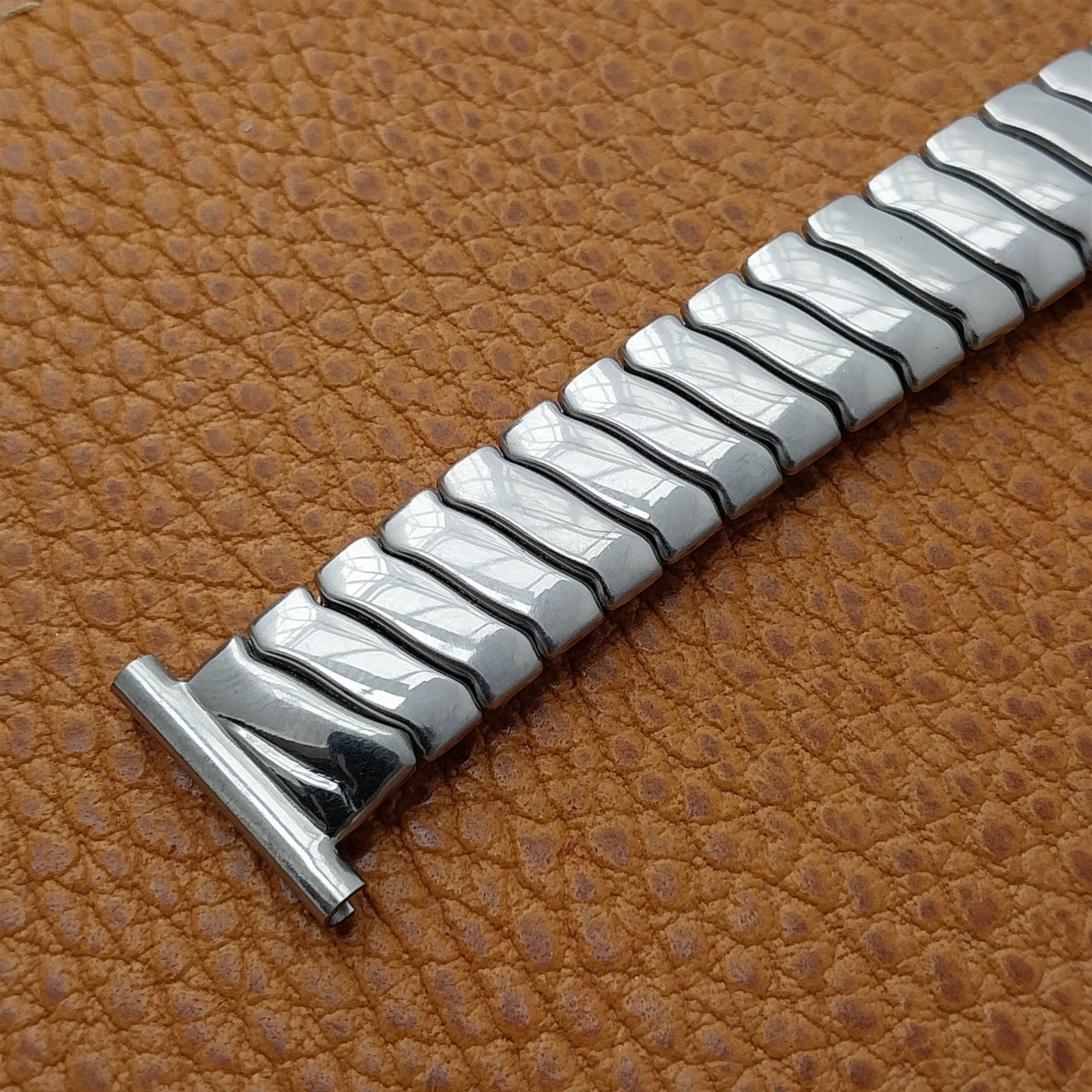 Glen Stainless Steel Classic Stretch Short 13mm 16mm 19mm 50s Vintage Watch Band