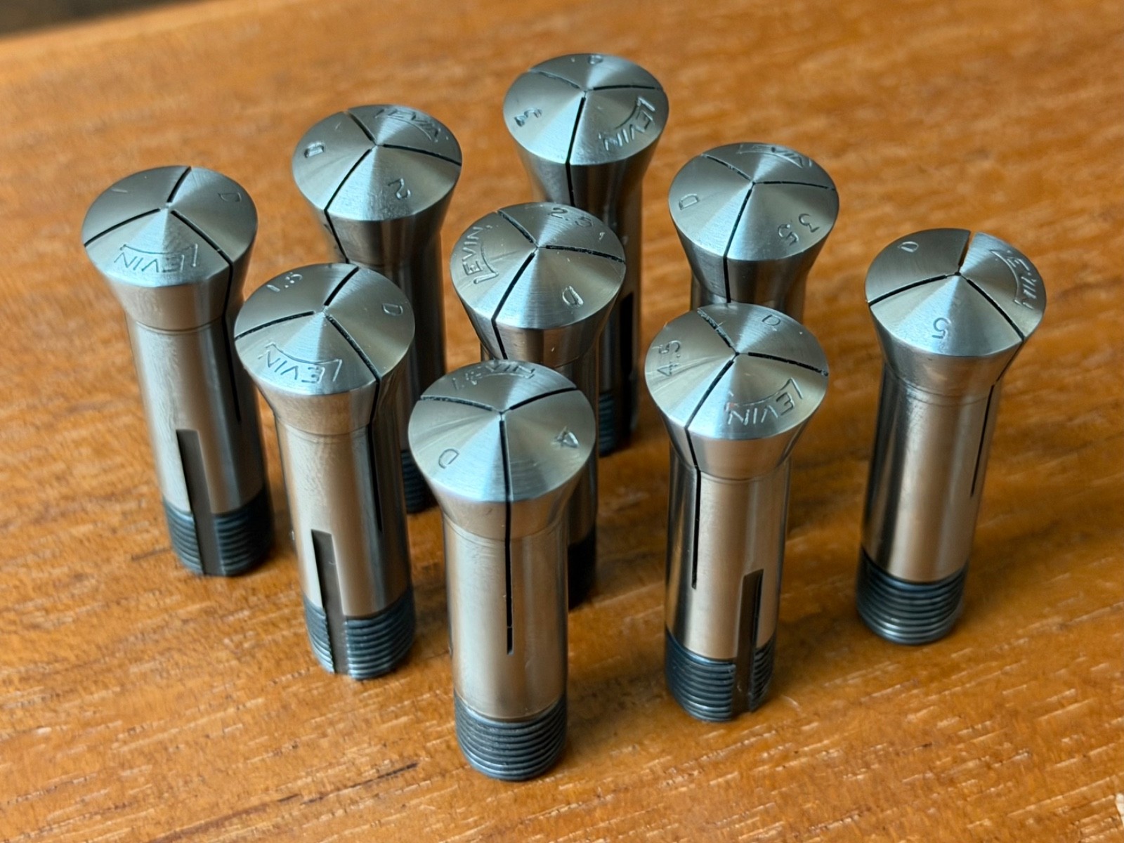 Small Size #1-5 LEVIN 10mm D Collet, Watchmaker’s Jeweler’s Lathe (READ DESC.)