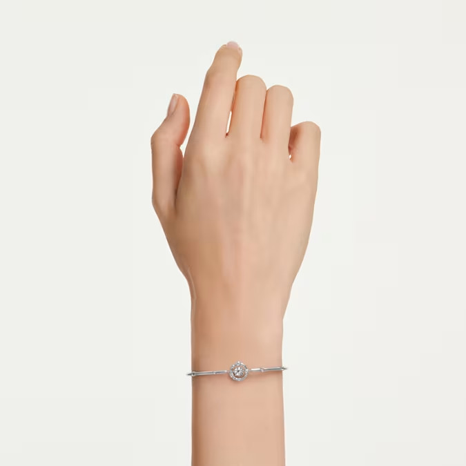 Swarovski Constella bracelet Mixed cut, white, rhodium plated