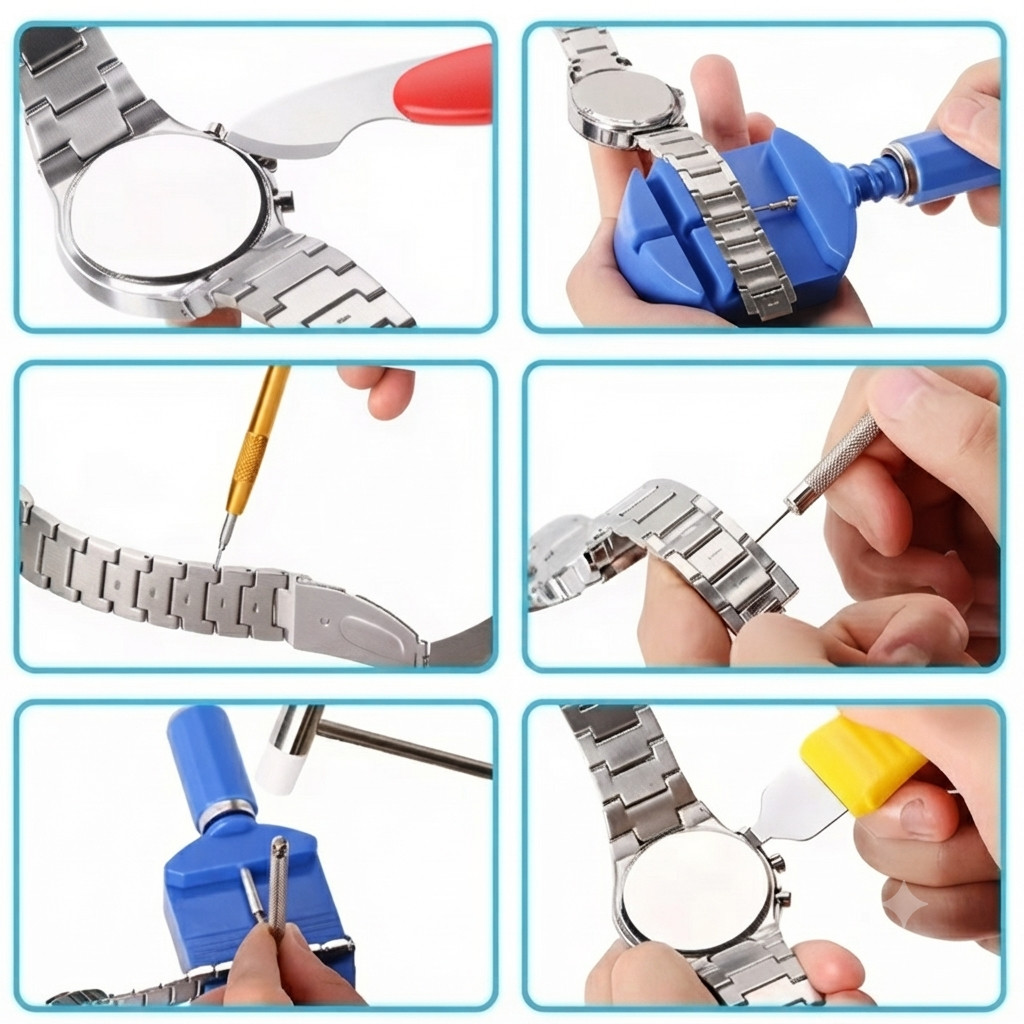 147-Piece Watch Repair Tool Kit – Professional Watchmaker & Maintenance Set