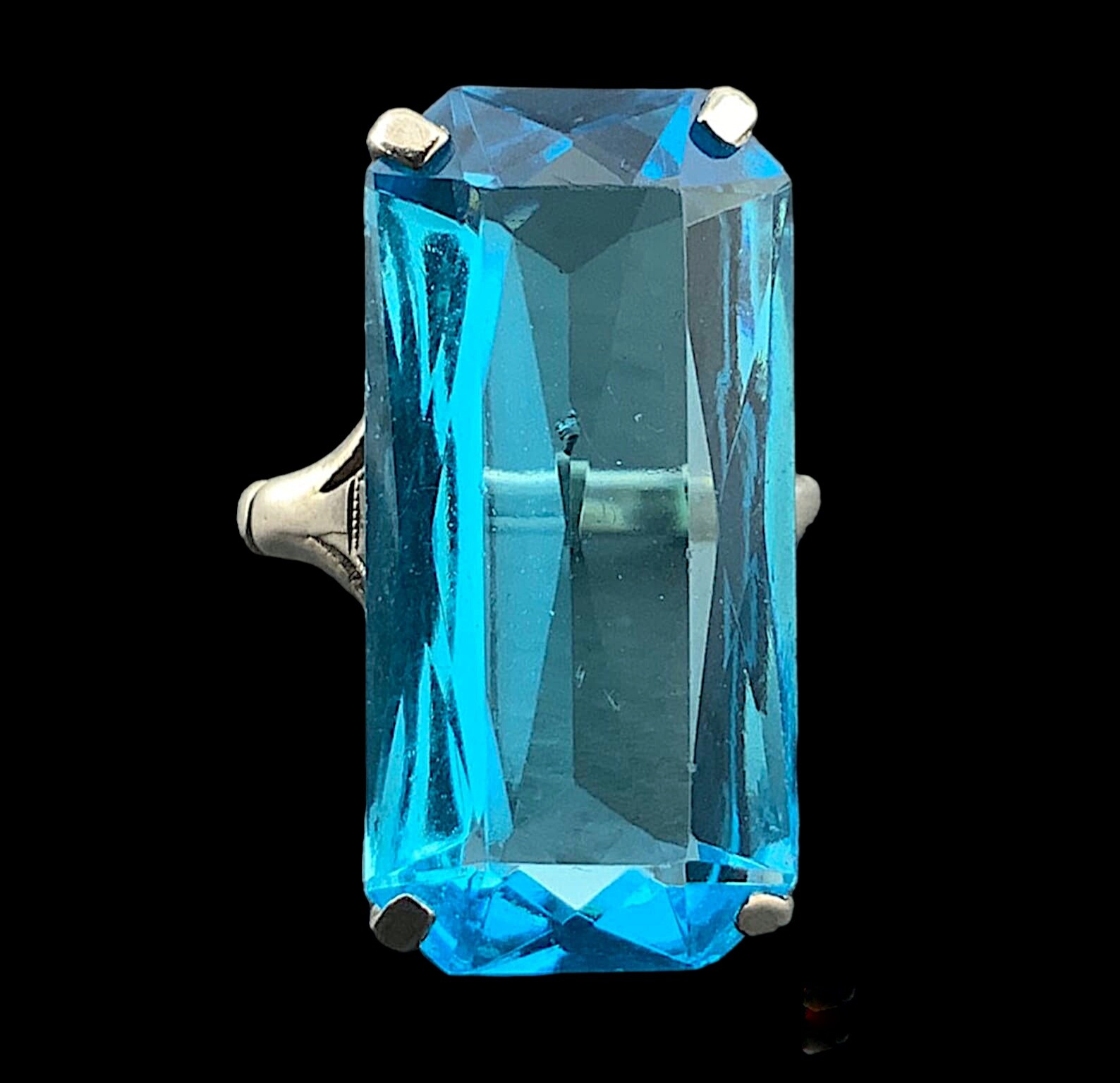 Blue Topaz Ring 925 Sterling Silver Ring Handmade Gemstone Ring Women’s Ring