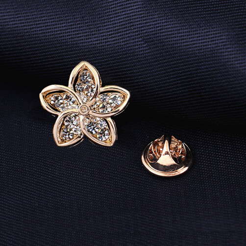 RHINESTONE LAPEL PIN Brooch Costume Jewellery Birthday Christmas Party Mum Gift
