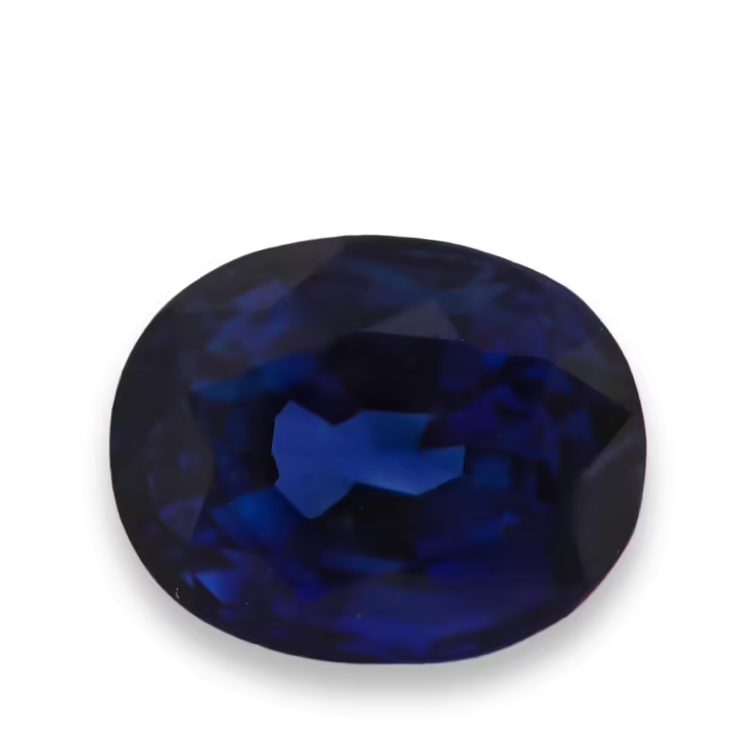 Real 1.77ct No Heat Natural Ceylon Blue Sapphire Oval Sri Lanka