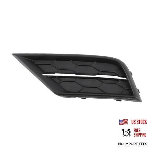 1 Pc Fog Light Grill for VW Tiguan 2018-2021 ABS Black,Silver Tone Front Left
