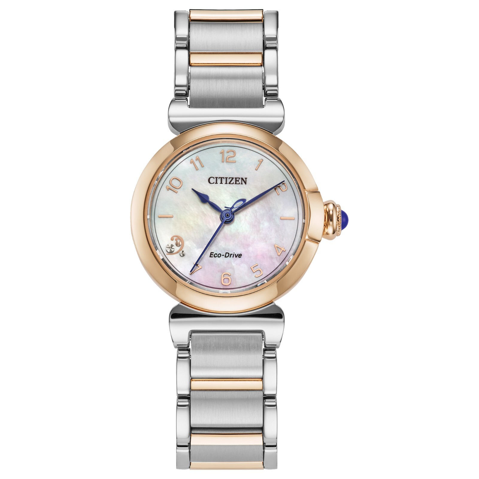 Citizen Women’s Classic Eco-Drive Silver Stainless Steel Watch 26 MM EM1136-87D