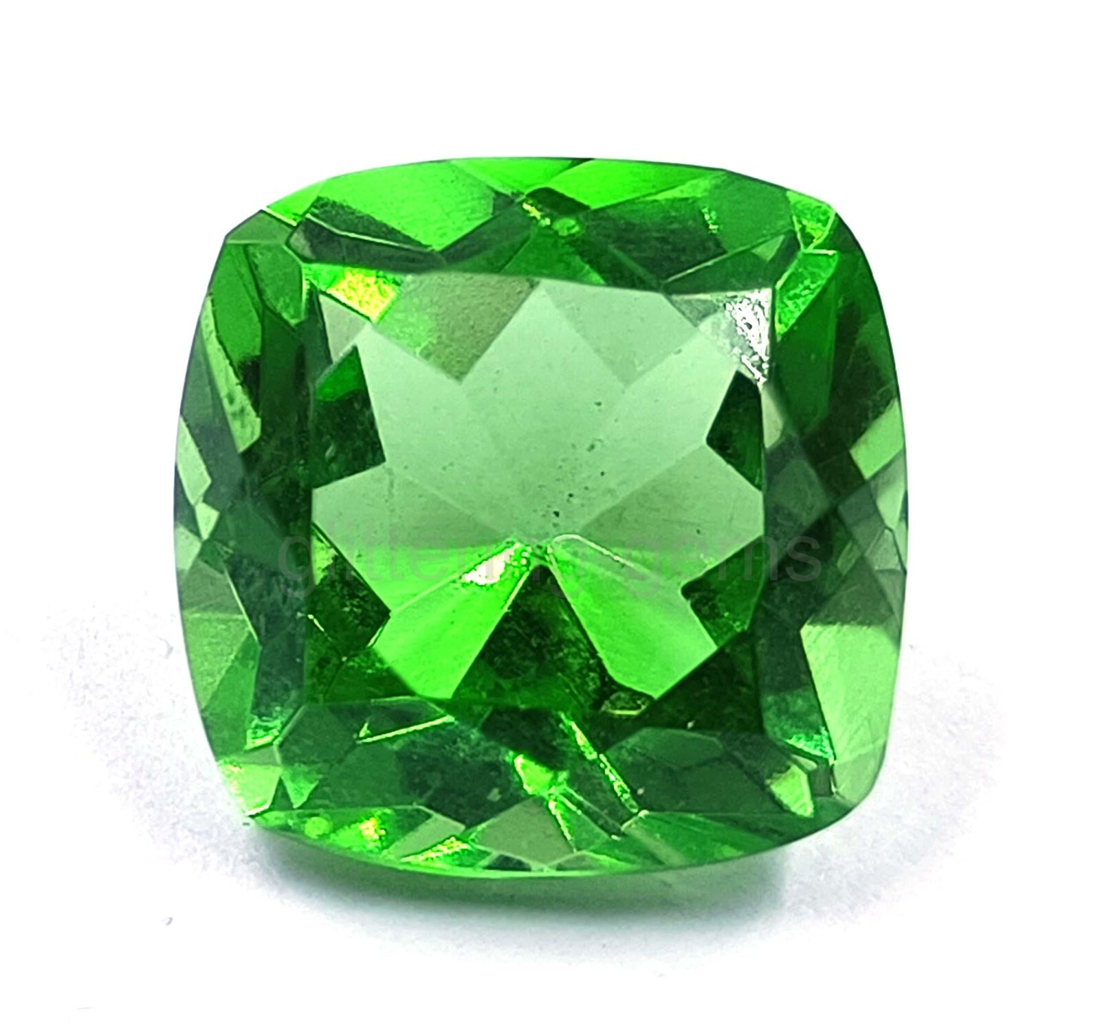 11.60 Ct Cushion Cut IGL Certified Zambian Natural Green Emerald Loose Gems 5MST