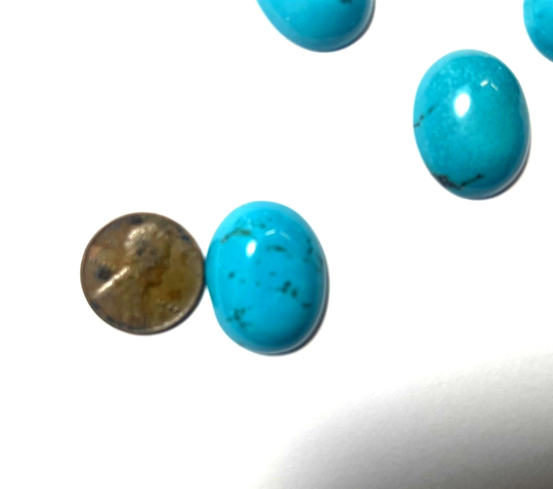 ONE GENUINE TURQUOISE OVAL CABOCHON 25X18-25X20 MM 21-26 CARATS BELOW WHOLESALE