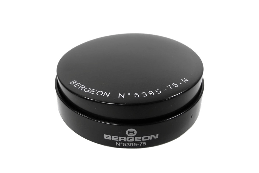 Bergeon 5395-75-N Soft Gel Watch Casing Cushion, 75mm, Black, Swiss Made