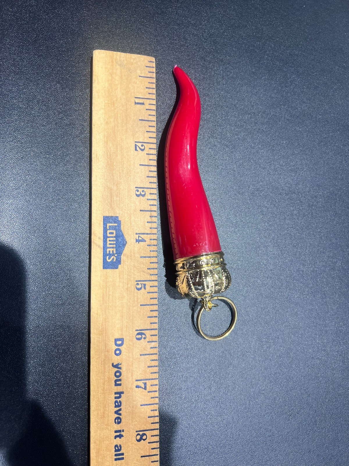 large italian horn keychain Italian Cornicello