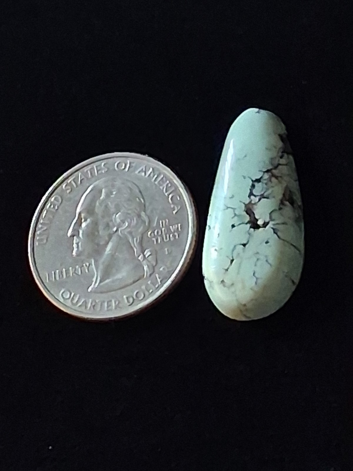 New Ultra Rare Broken Arrow Varisite (Carmel Variation) Cabochon 14.5 Carats