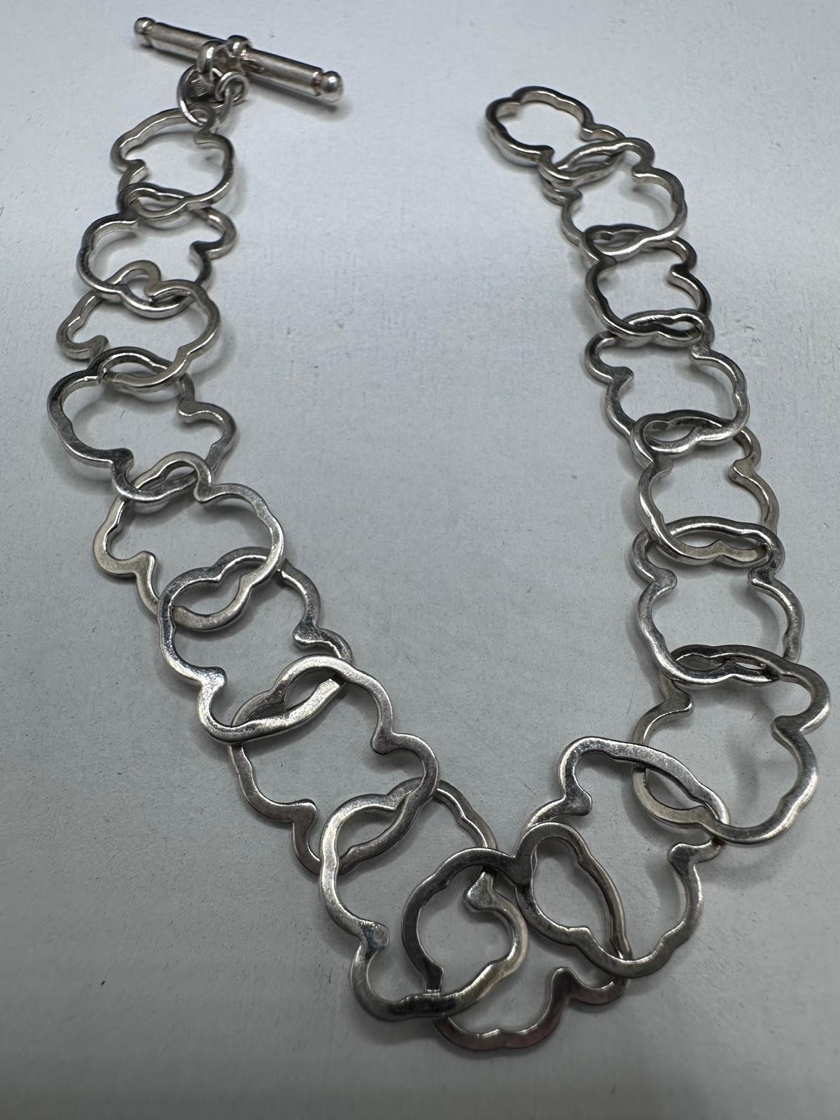 Tous Carrusel Bear Sterling Silver Bracelet
