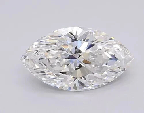 3.05 Cts MARQUISE Cut IGI Certified Lab Grown CVD Diamond D Color VS1 Clarity