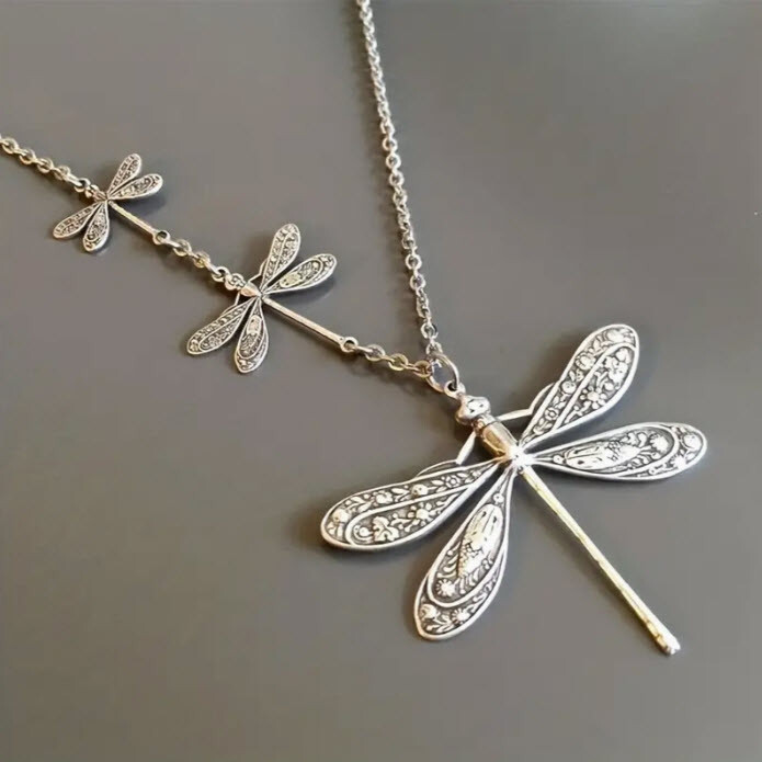 BRIGHTON BEACH Dragonfly Pendant Necklace