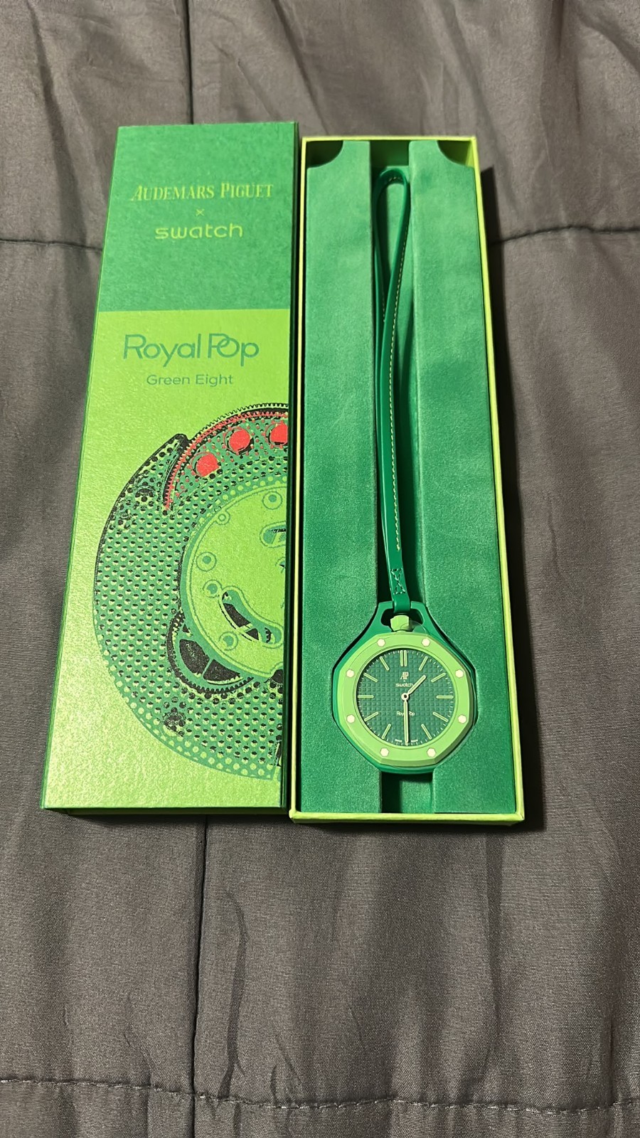 Swatch x Audemars Piguet AP Bioceramic Royal Pop Green Eight