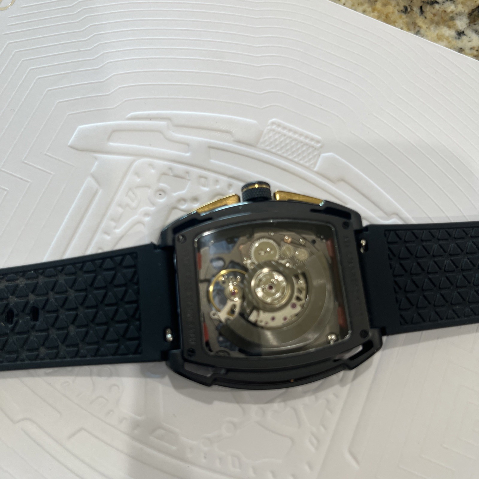 CIGA Design Z Series Automatic Openworked Steel Dlc Gold Black Men’s Watch