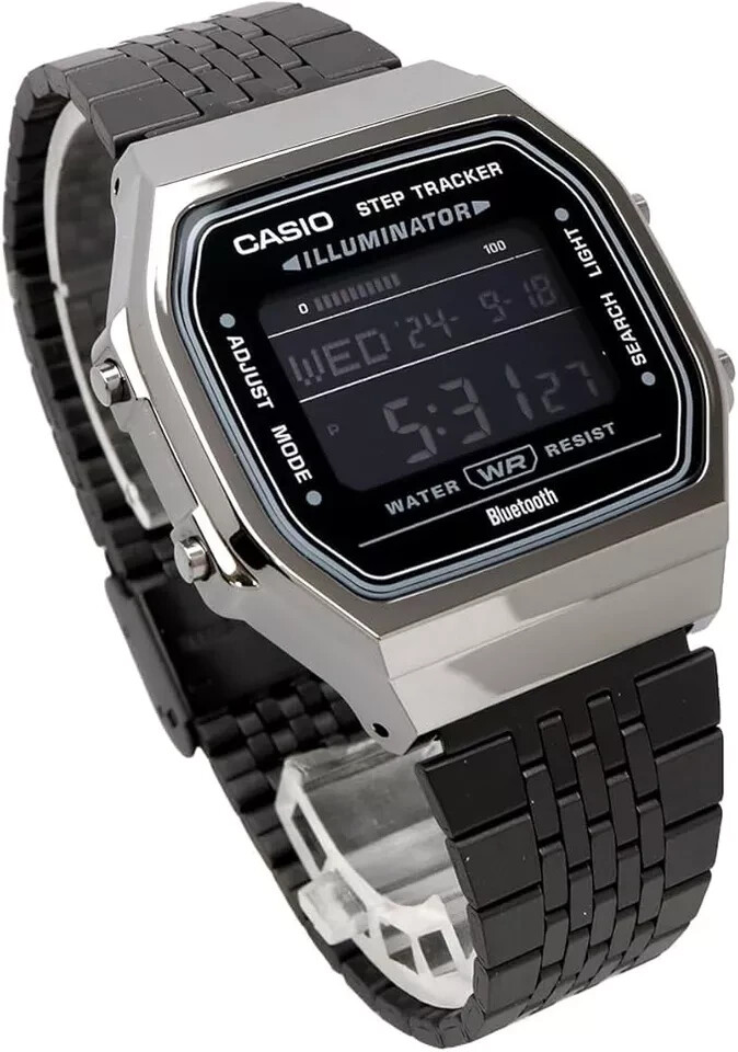 CASIO Step Tracker ABL-100WEGG-1B ABL-100 Bluetooth Quartz Digital Black New