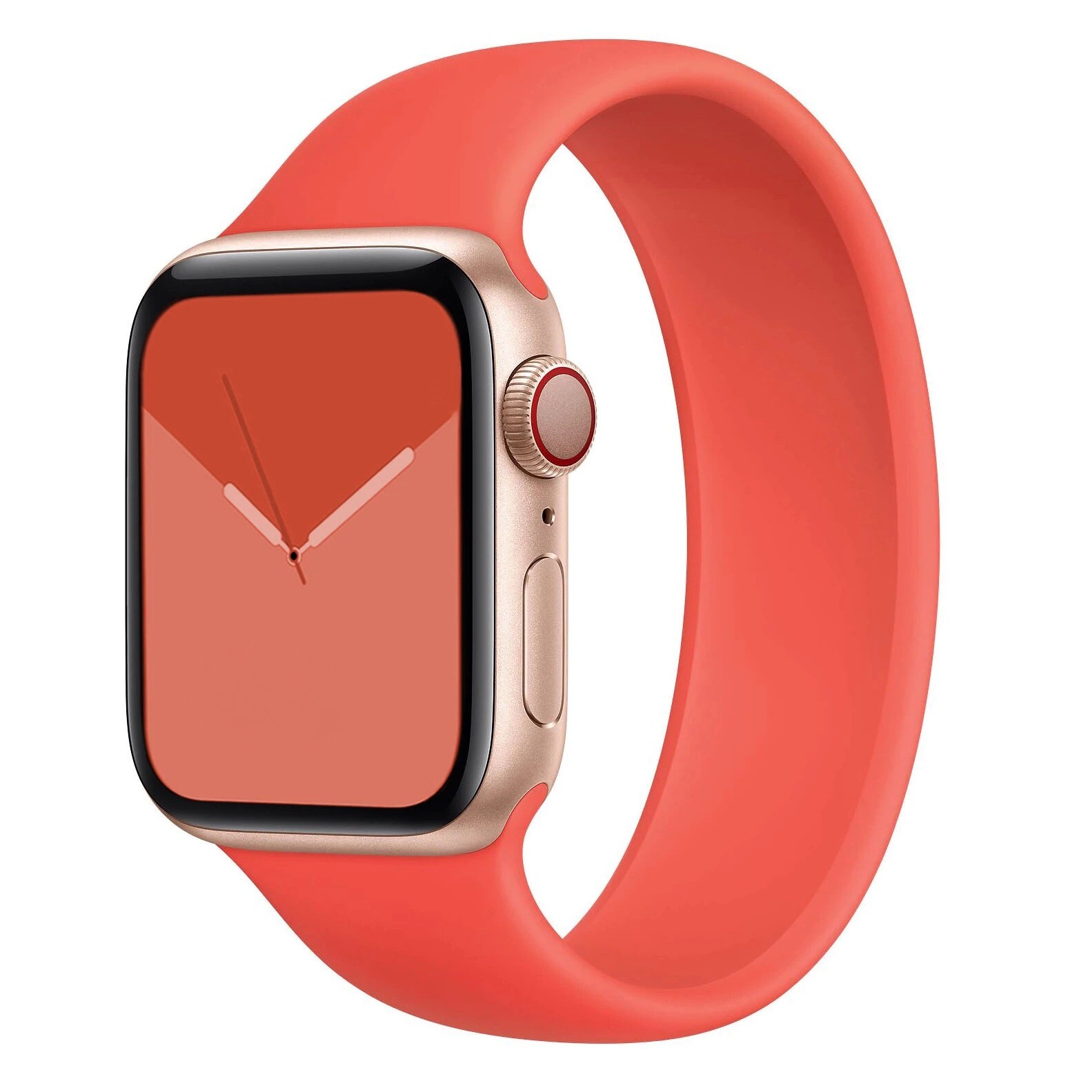 Silicone Solo Loop Band Strap Hot For Apple Watch Series 6 7 8 9 10 42/44/45 mm