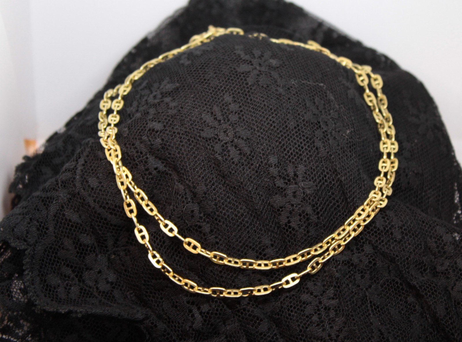 Vintage UnoAErre 18k Mariner Link Chain – 32″ Long – 30.35 Grams
