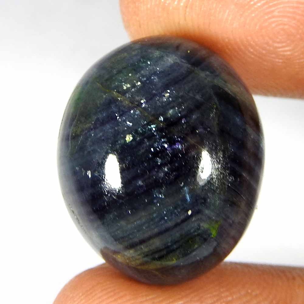 36.70Cts 100%Natural Top Green Apatite Oval Cabochon Loose Gemstone