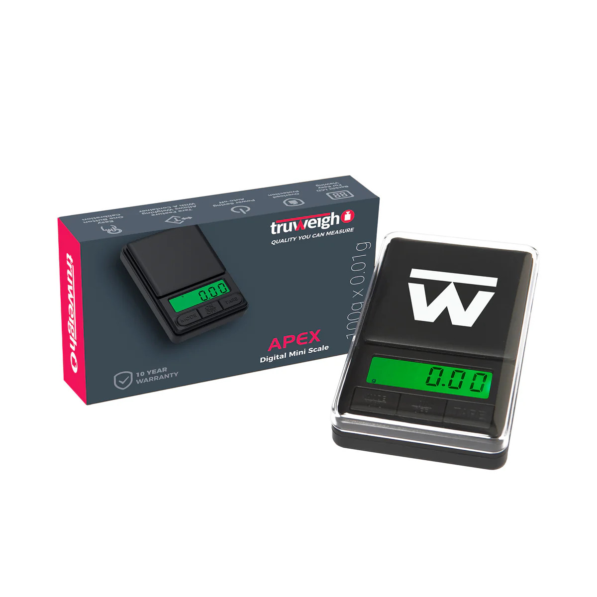 Truweigh Apex 100g x 0.01g Digital Pocket Scale Jewelry Coin Craft New