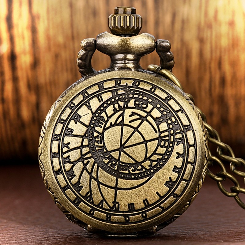 Multi-Style Mini Pocket Watch Designs Quartz Analog Vintage with Necklace Chain