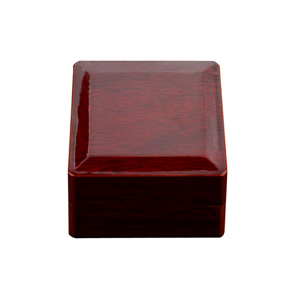 Single Hole Championship Ring Display Collection Case Wood Box Storage 4PACK US