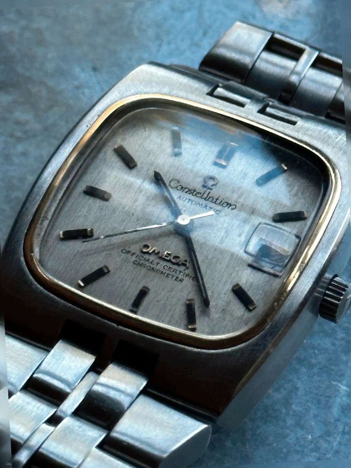 Montre omega constellation Chronometer acier – 37mm
