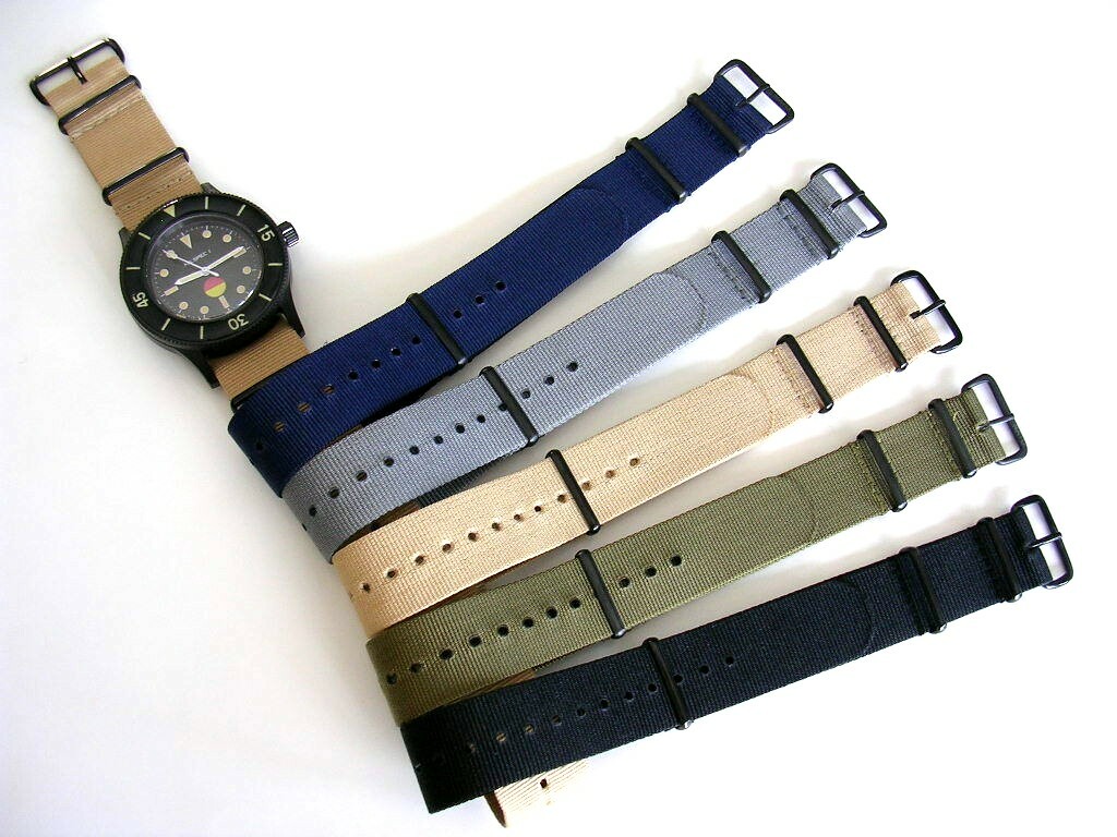 16mm NATO G10 Prem Ballistic PVD MoD RAF Military army watchband strap IW SUISSE