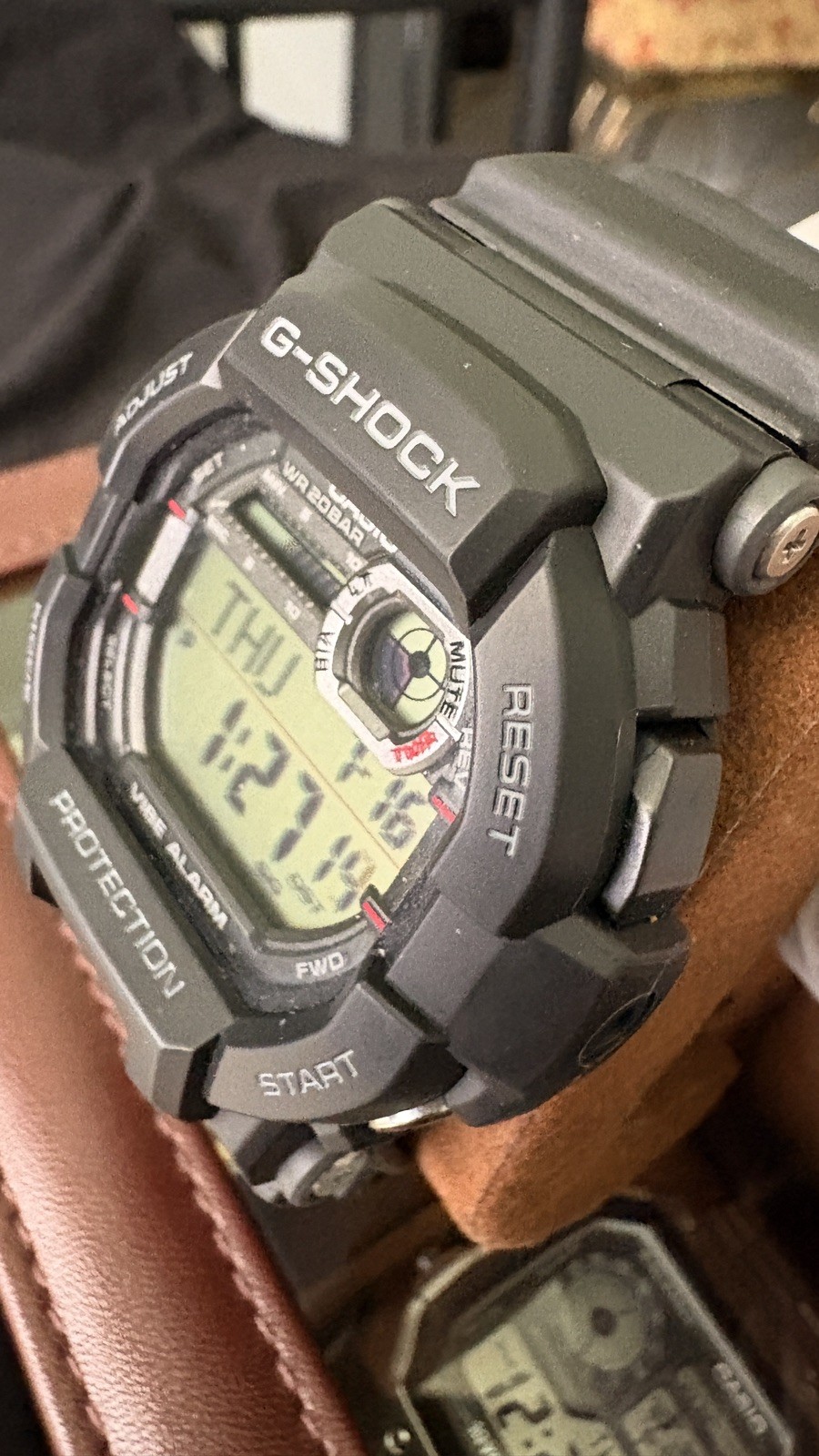 Casio G-Shock GD-350 Watch Black, Vibration Alarm, Timer, Shockproof