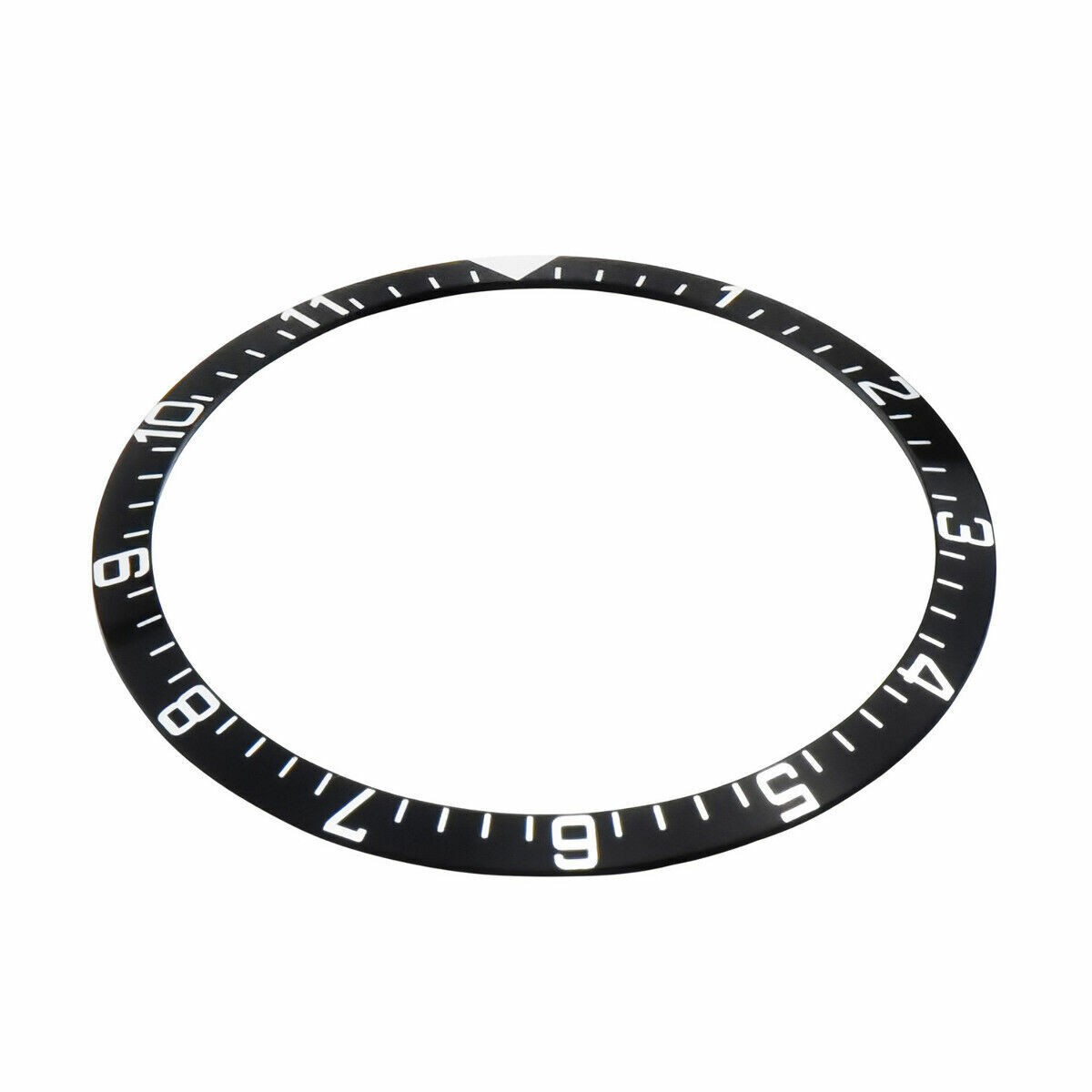 REPLACEMENT BEZEL INSERT BLACK FOR WATCH 38MM X 33MM