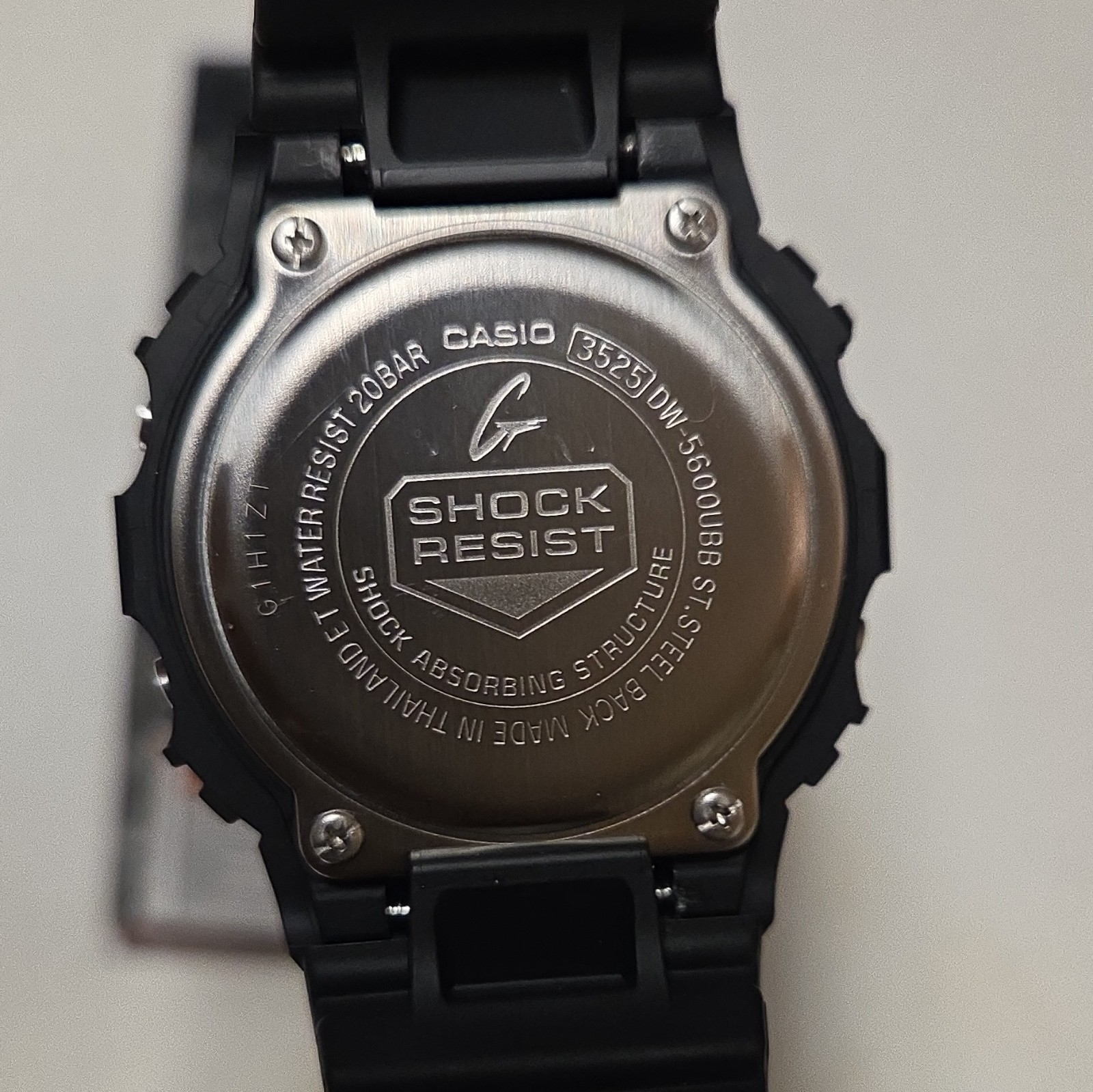 Casio G-SHOCK DW5600UBB-1 Unisex Watch Digital Quartz 200m Black Resin