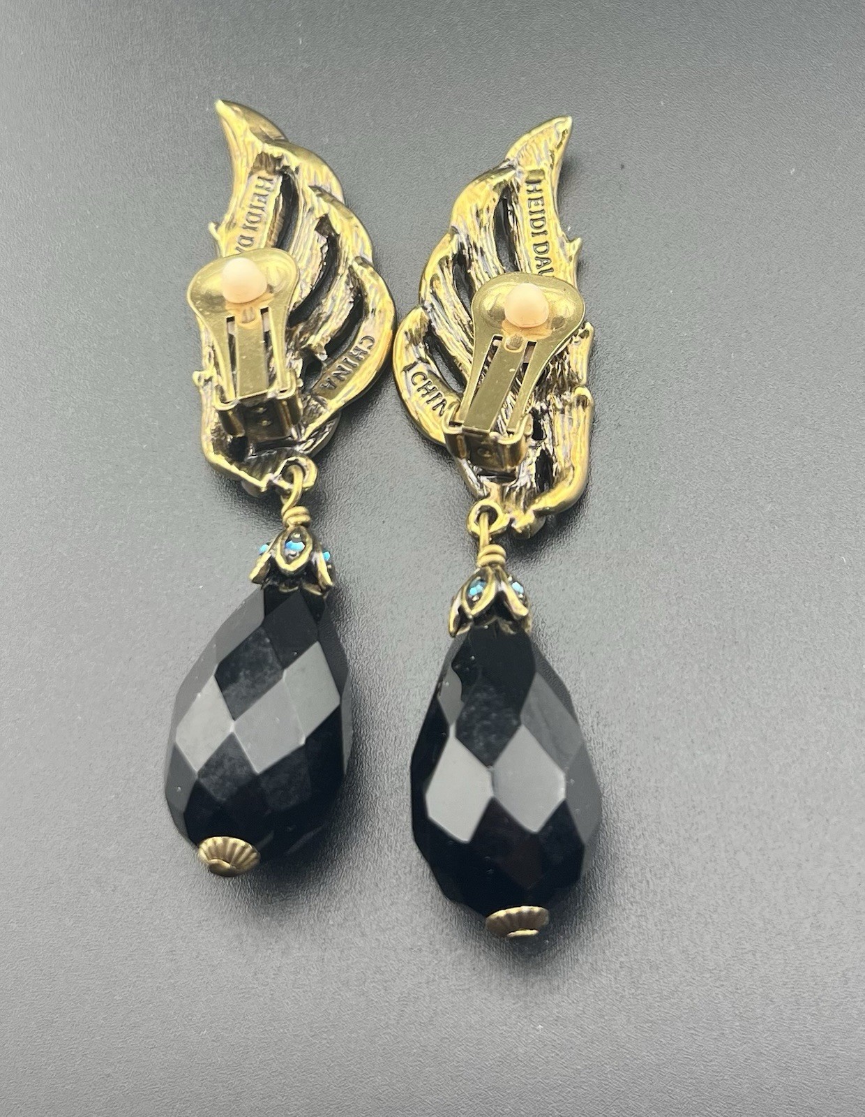 Heidi Daus Dangle Wing Earrings