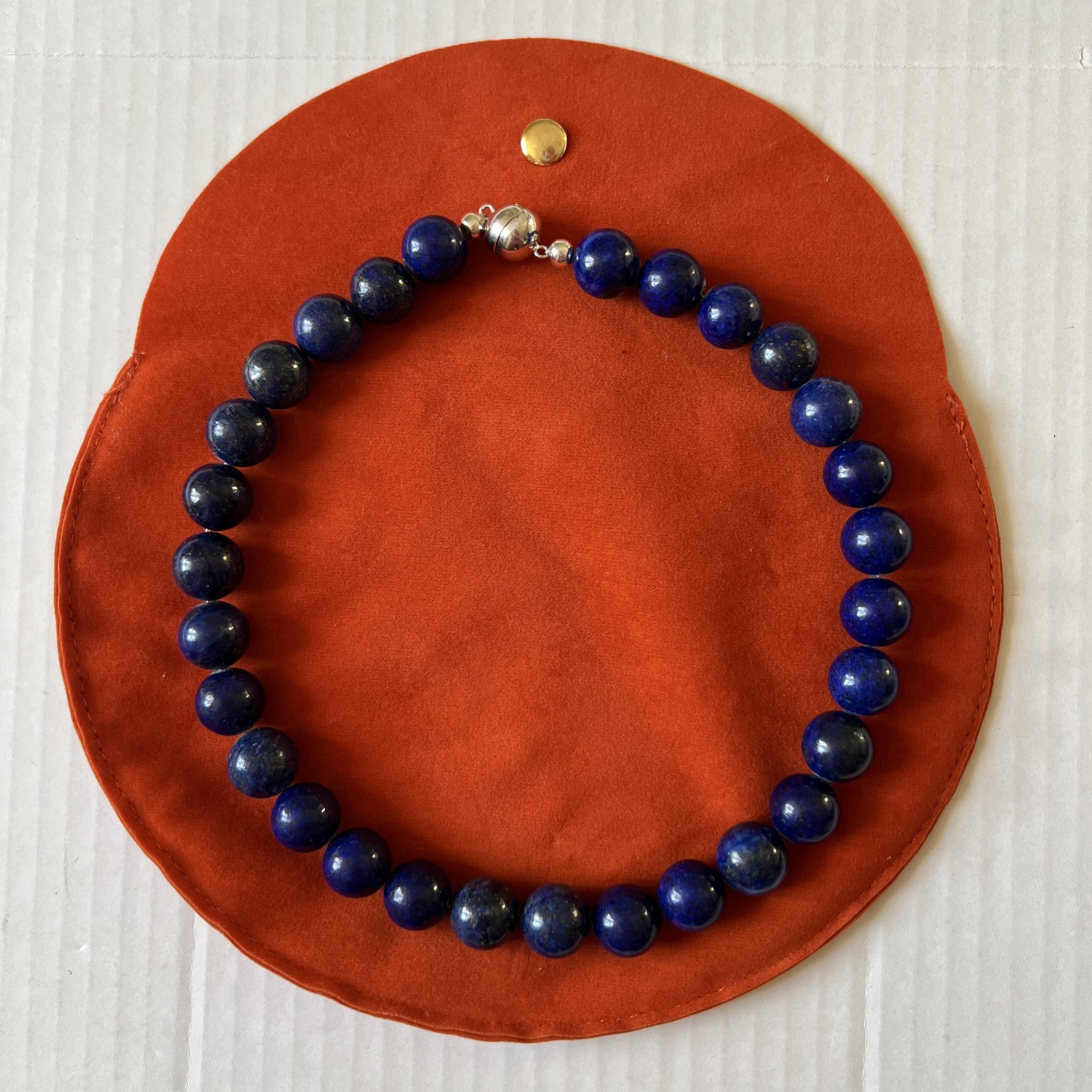 JULIETTA Lapis Lazuli Blue Necklace Magnetic fastening NWT